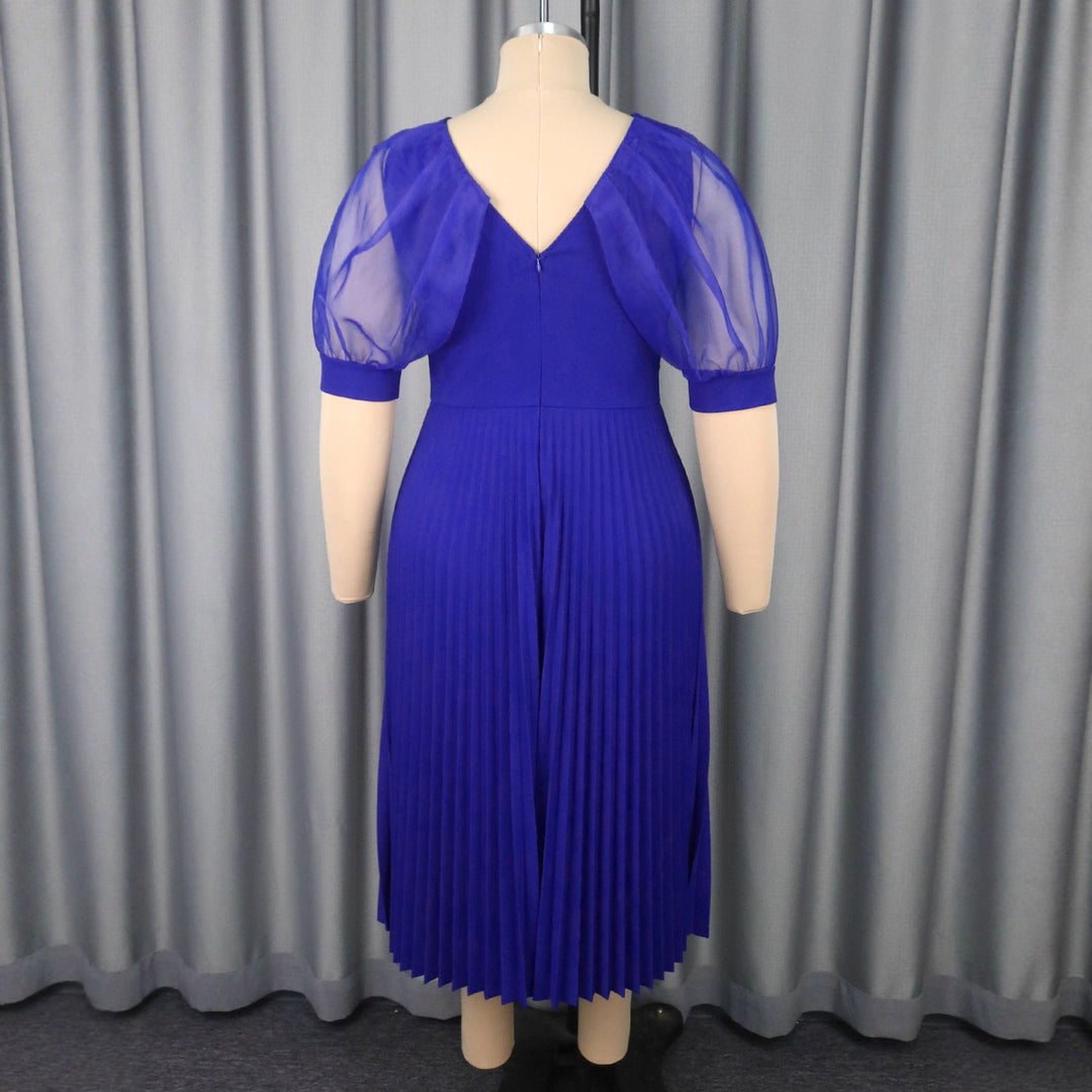 Damen Luftiges Midikleid mit raffinierten Chiffonärmeln EB