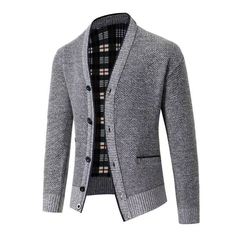 Damen Strickjacke im modernen Herringbone-Muster EB
