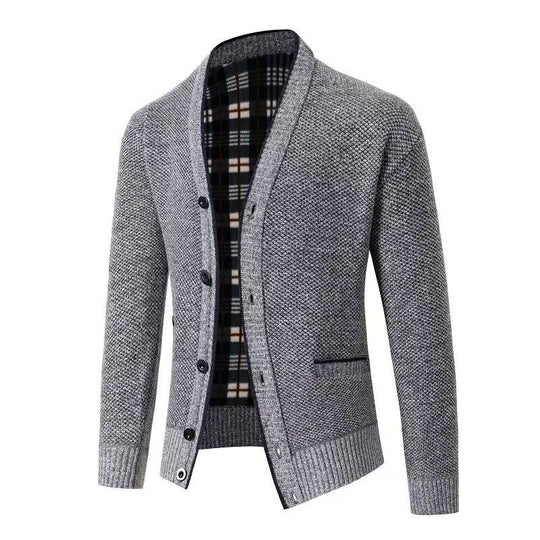 Damen Strickjacke im modernen Herringbone-Muster EB