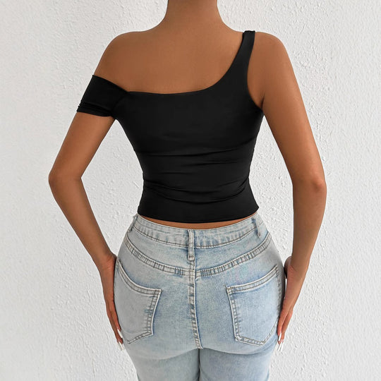 Damen Off-Shoulder Körperoberteil mit figurbetontem Schnitt EB