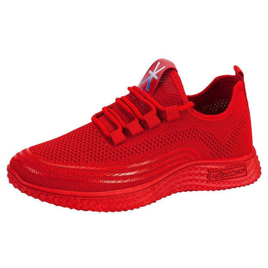 Damen Atmungsaktive Freizeit-Sneaker mit flexiblem Strick-Obermaterial EB