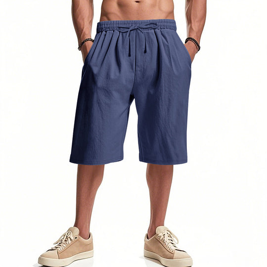 Herren bequeme Cargo-Shorts mit elastischem Bund und großzügigen Taschen EB