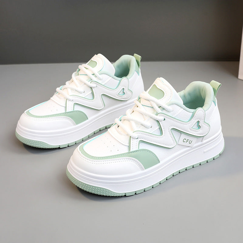 Damen Sportliche Sneakers mit atmungsaktiver Mesh-Konstruktion und dämpfender Sohle EB