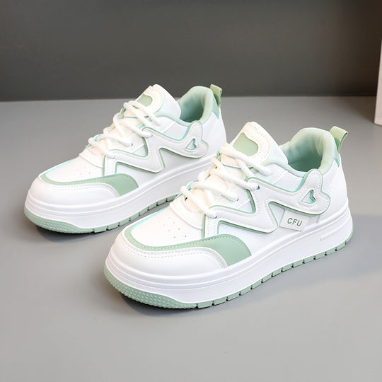 Damen Sportliche Sneakers mit atmungsaktiver Mesh-Konstruktion und dämpfender Sohle EB