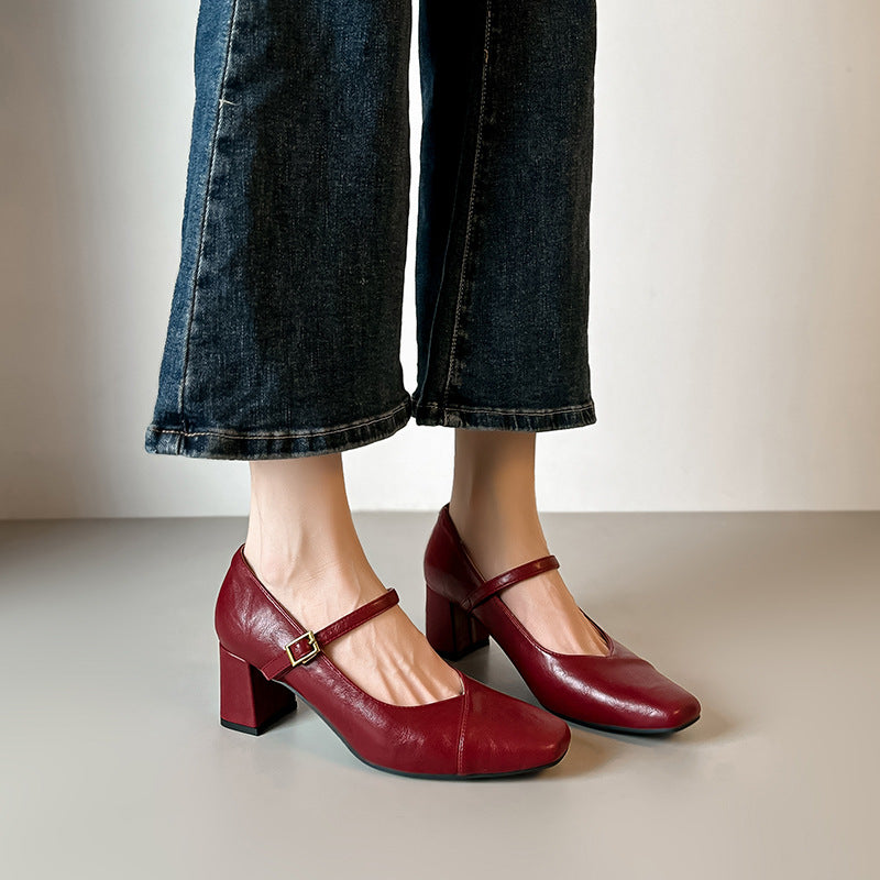 Damen elegante High-Heels mit anpassbarem Riemen EB