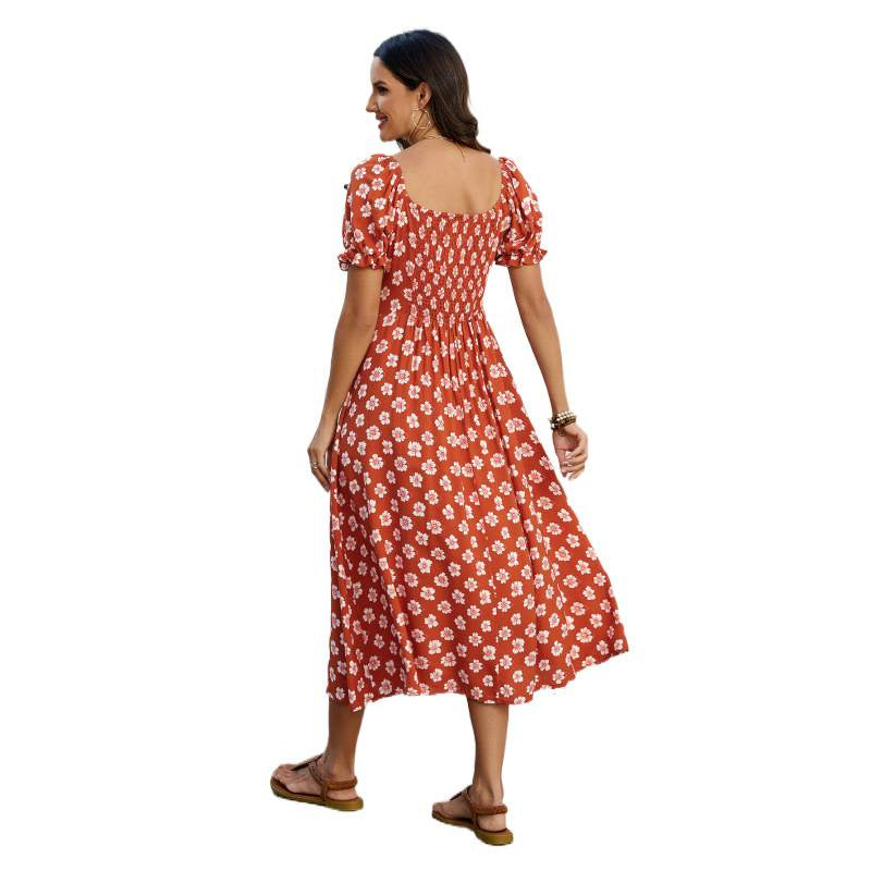 Damen Maxikleid im luftigen Boho-Stil EB