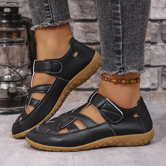 Damen Bequeme Clogs mit verstellbarem Riemendesign und rutschfester Sohle EB