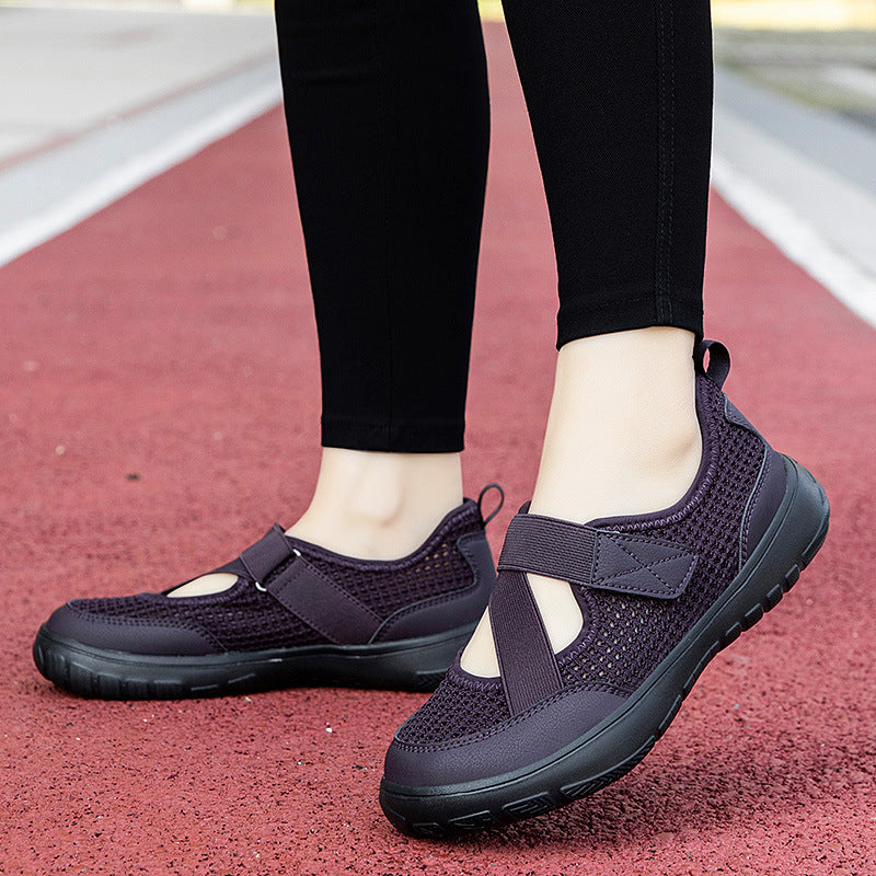 Damen Atmungsaktive Wasserschuhe mit verstellbarem Klettverschluss EB