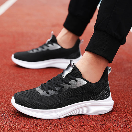 Damen Sportliche atmungsaktive Sneakers mit flexiblem Obermaterial EB