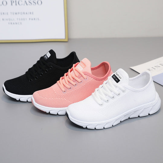 Damen Komfortable Freizeit-Laufschuhe mit atmungsaktivem Mesh und dynamischer Sohle EB
