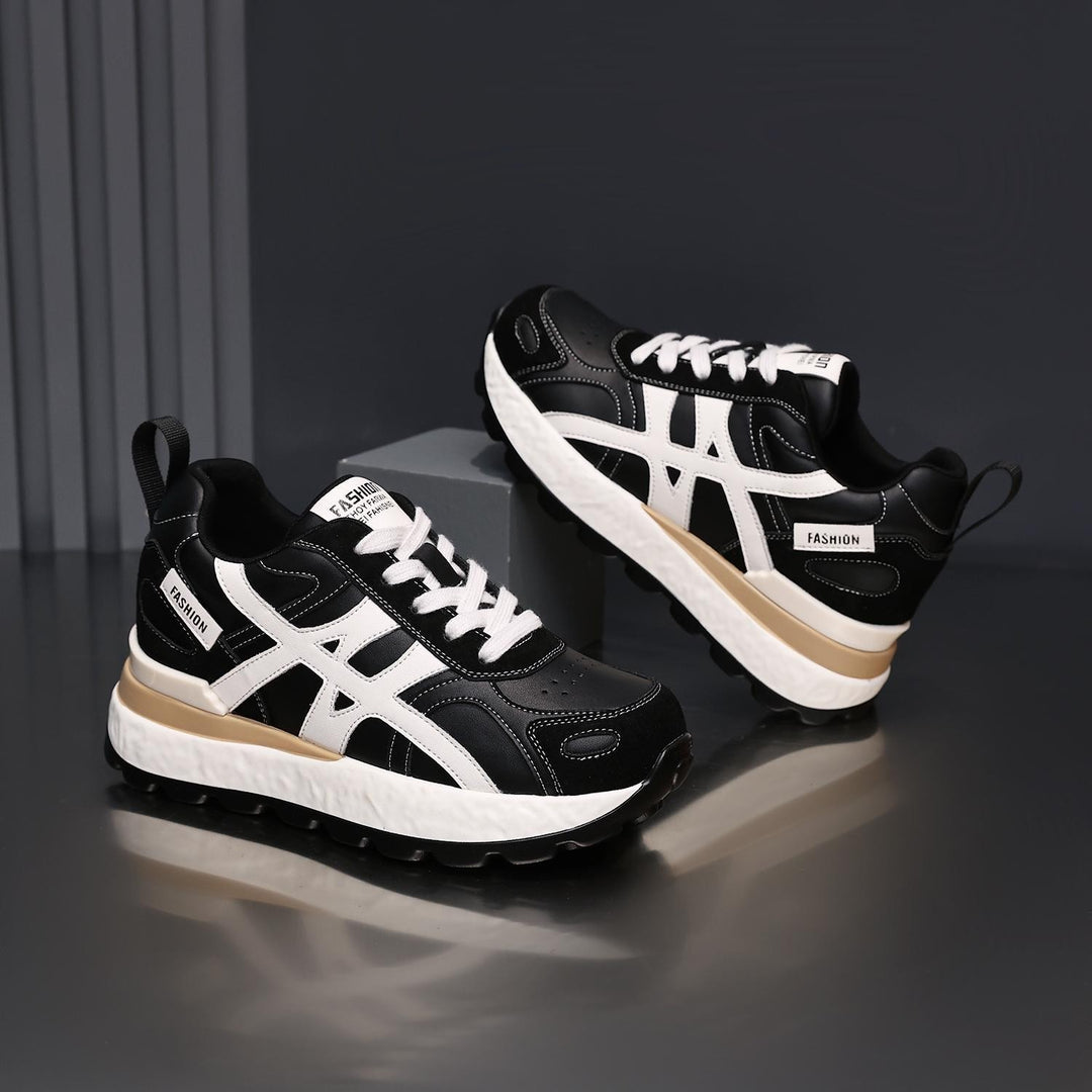 Damen Sportliche Sneakers mit gepolsterter Laufsohle und atmungsaktivem Obermaterial EB