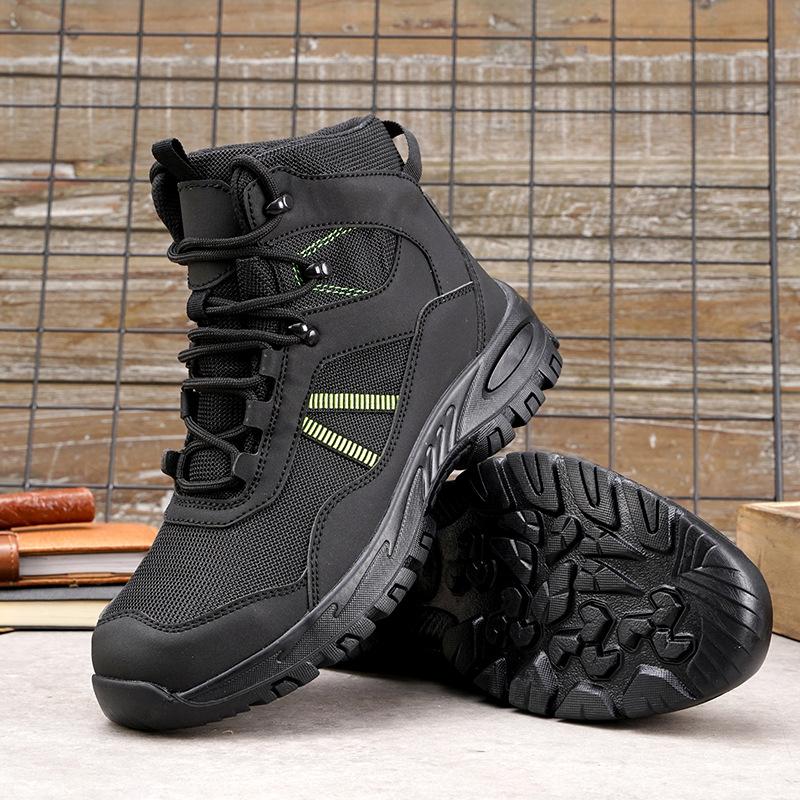 Anti-Smash und Anti-Durchstich High-Top Flugsicherheitsschuhe aus atmungsaktivem Gewebe EB