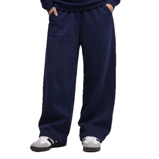 Unisex nan gefütterte Sweatpants mit elastischem Komfortbund, geradem Bein und seitlichen Eingrifftaschen EB