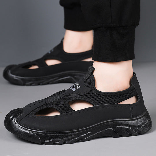Damen Freizeitliche Mesh-Sandalen mit rutschfester Sohle EB