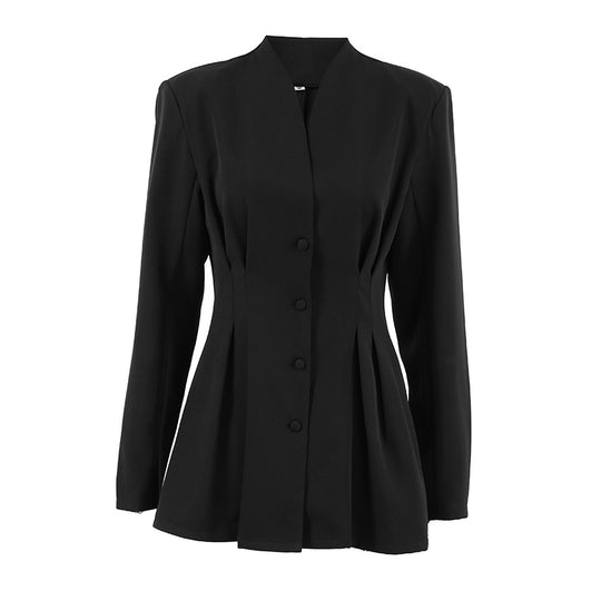 Damen Eleganter Blazer mit taillierten Akzenten EB