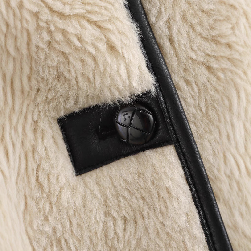 Damen kuschelige Fleecejacke EB