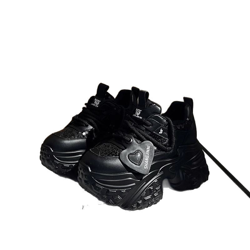 Damen Chunky Sneakers mit puffiger Sohle und innovativer Dämpfung EB