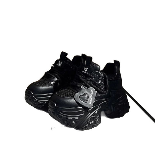 Damen Chunky Sneakers mit puffiger Sohle und innovativer Dämpfung EB