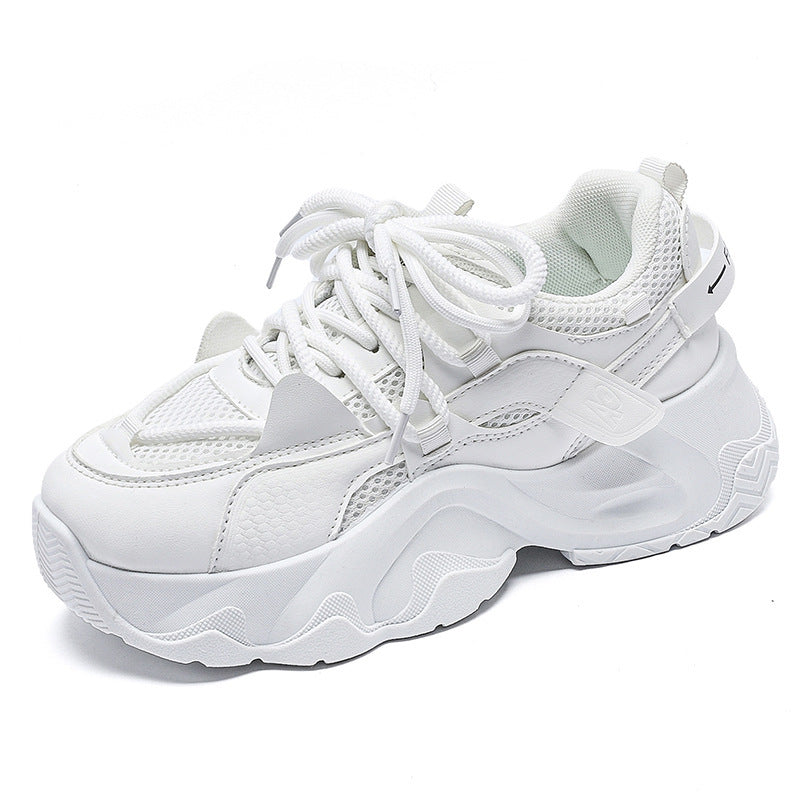 Damen Modische Sneakers mit atmungsaktiver Netzoberfläche und dämpfender Sohle EB