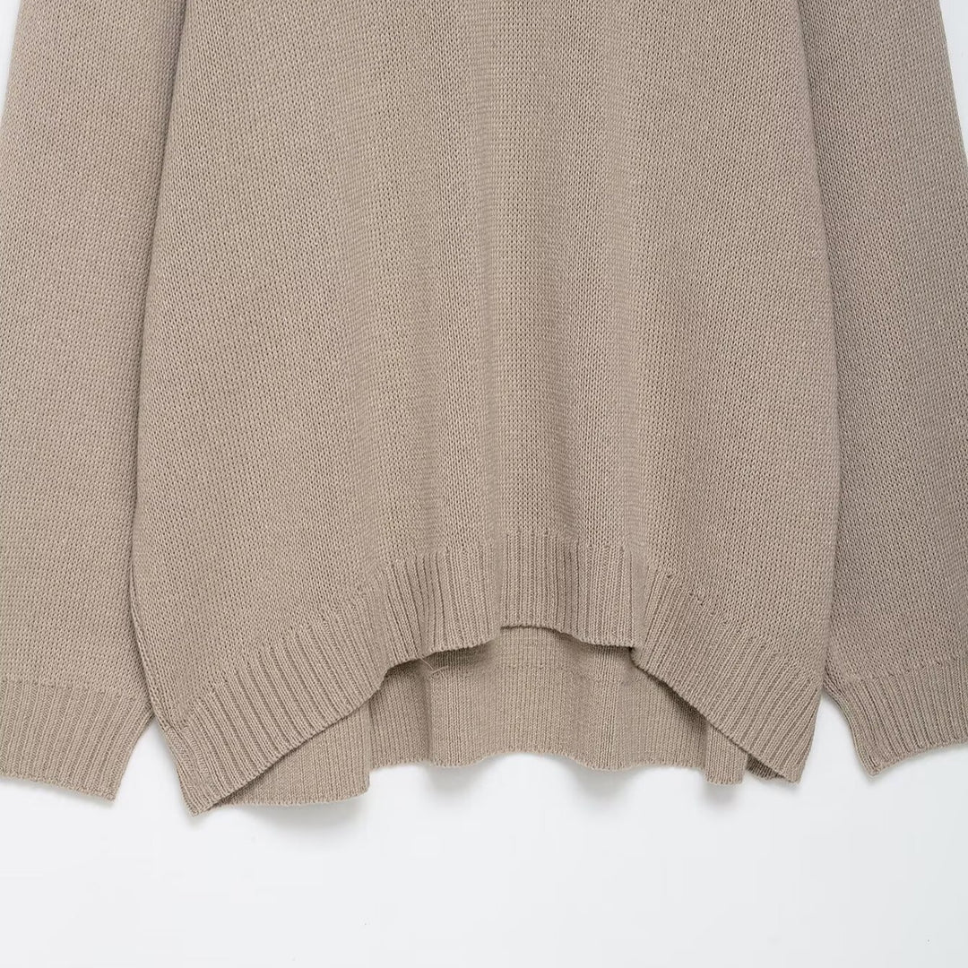 Damen lässiger Strickpullover EB