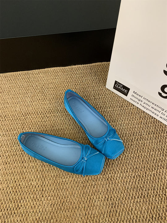 Damen Ballerina mit elegantem Schleifendetail EB