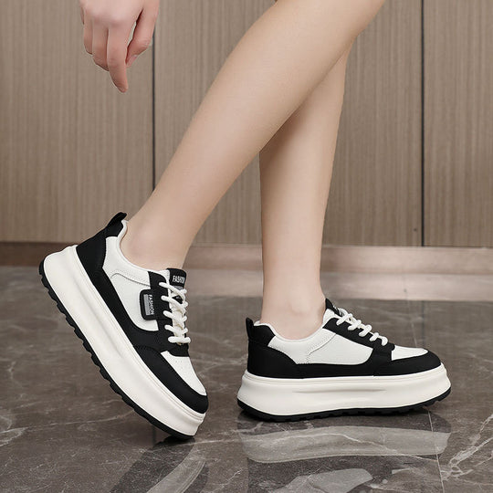 Damen modische Sneakers mit gepolsterter Sohle und atmungsaktivem Obermaterial EB