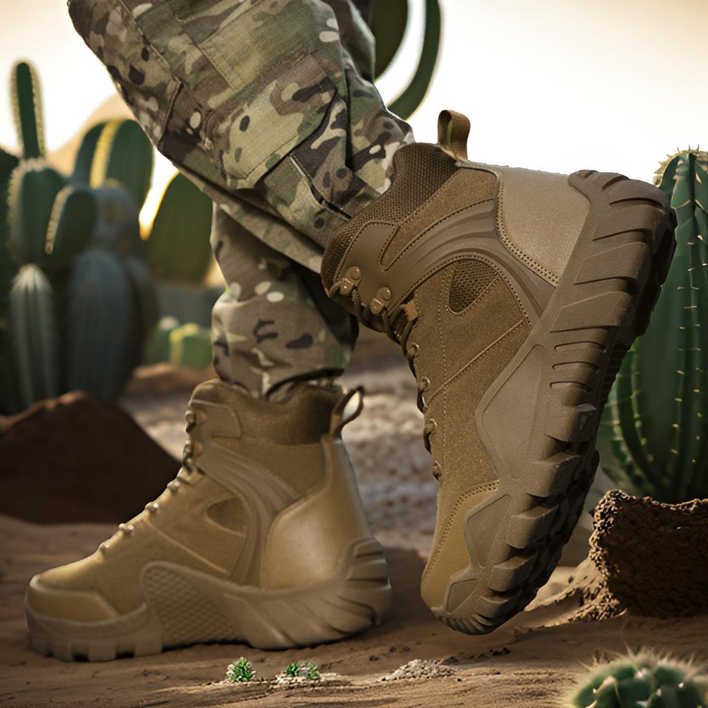 Herren Tactical Sneaker mit hohem Knöchelschutz und rutschfester Sohle EB