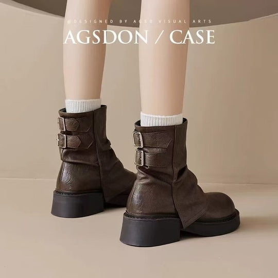 Damen Stiefeletten mit modischem Design und komfortabler Sohle EB