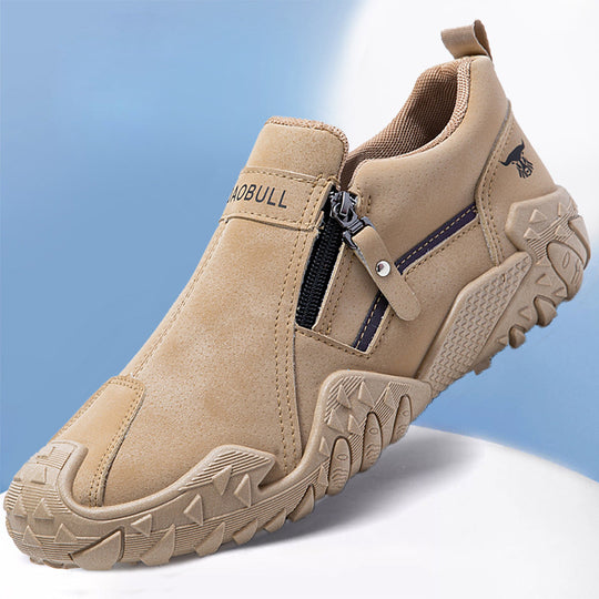 Damen Slip-On Freizeitschuhe mit rutschfester Sohle und praktischem Reißverschluss EB