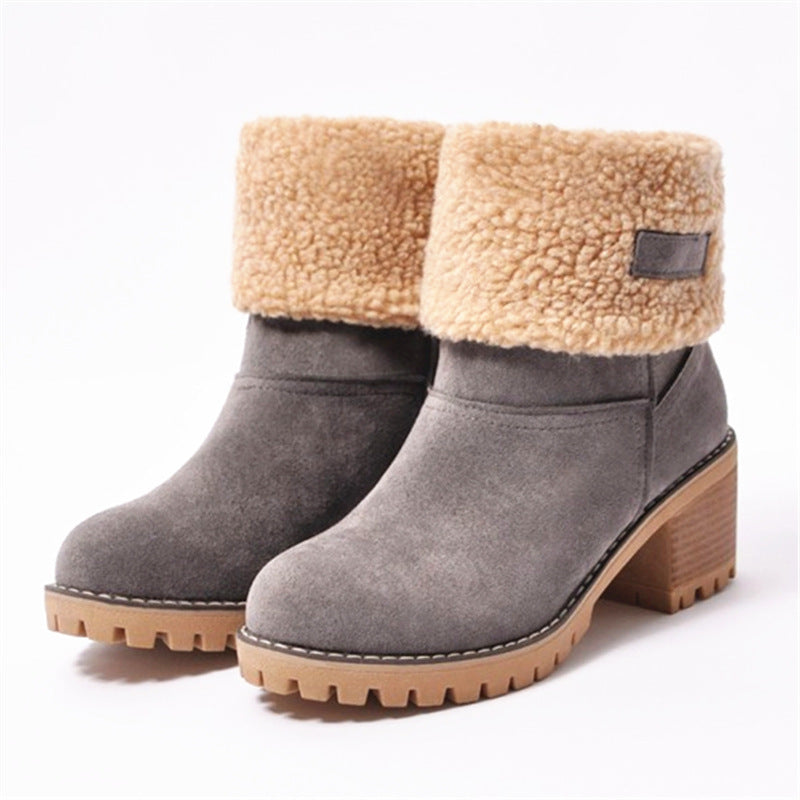 Damen Stiefeletten mit gefüttertem Schaft und rutschfester Sohle EB