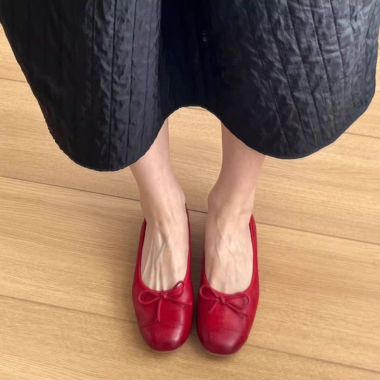 Damen Ballerinas mit elegantem Schleifen-Design und bequemer Passform EB