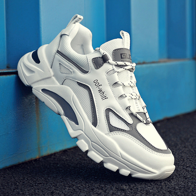 Damen Sportliche Sneakers mit dämpfender Sohle und atmungsaktiver Oberflächenstruktur EB