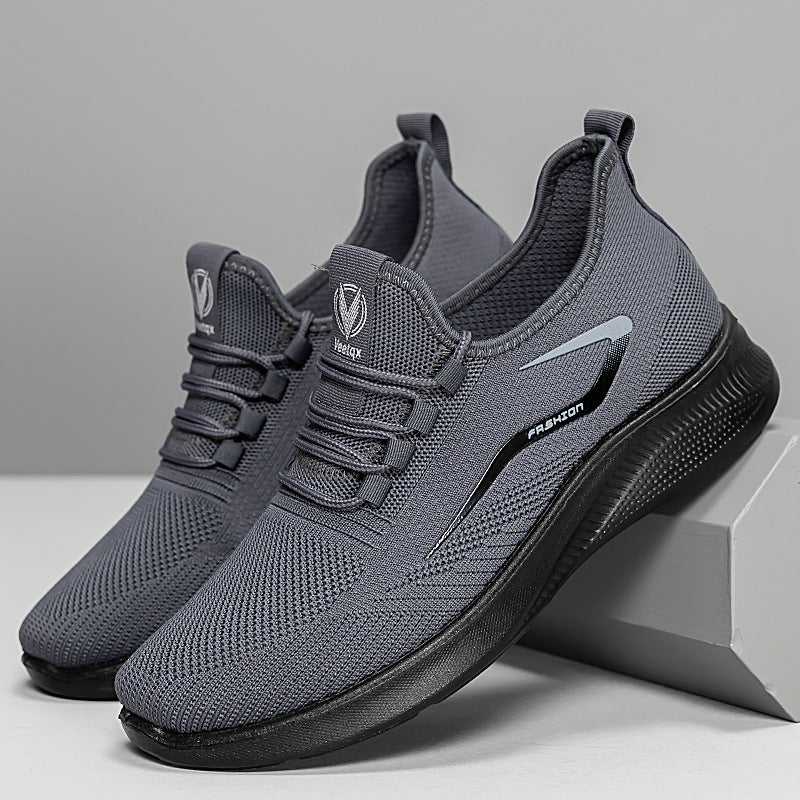 Damen Lauf-Sneaker mit atmungsaktiver Strick-Oberfläche und rutschfester Sohle EB