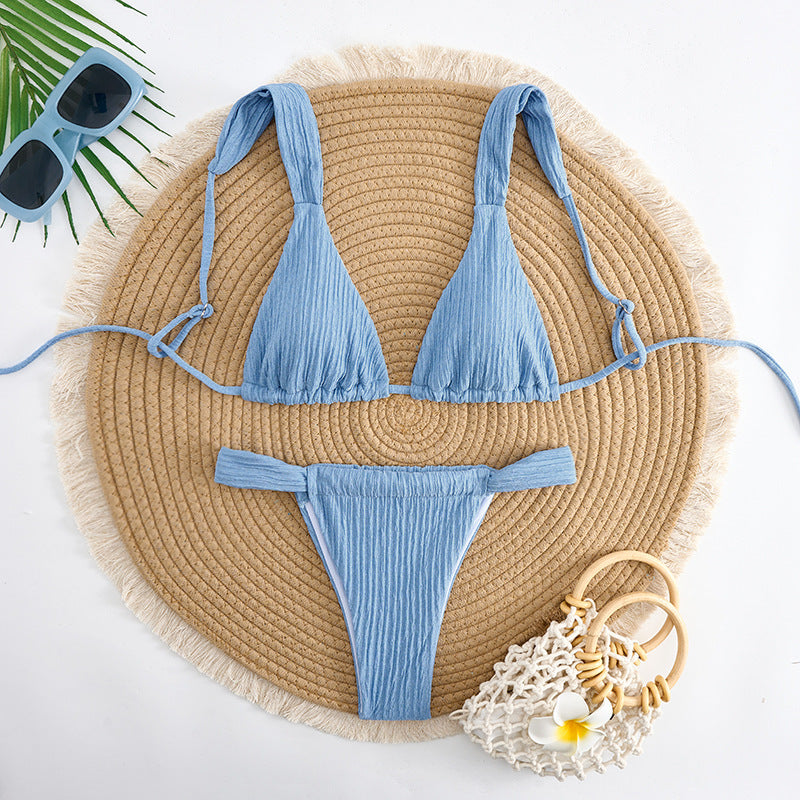 Damen Triangel-Bikini mit verstellbaren Trägern EB