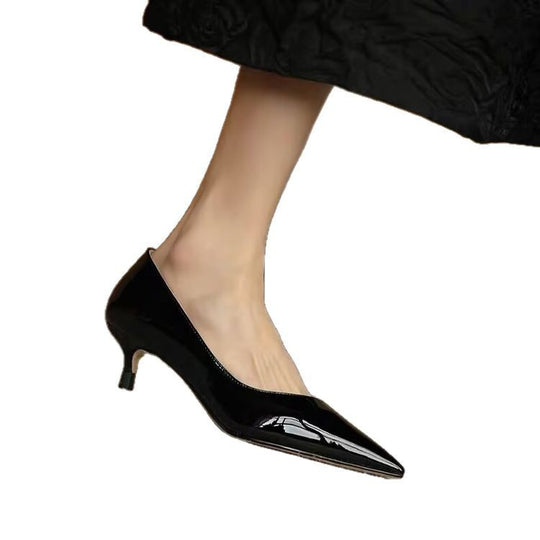 Damen elegante Slingback-Pumps mit spitzem Zehenbereich EB