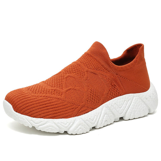 Damen Strick-Sneaker mit rutschfester Sohle und atmungsaktiver Passform EB
