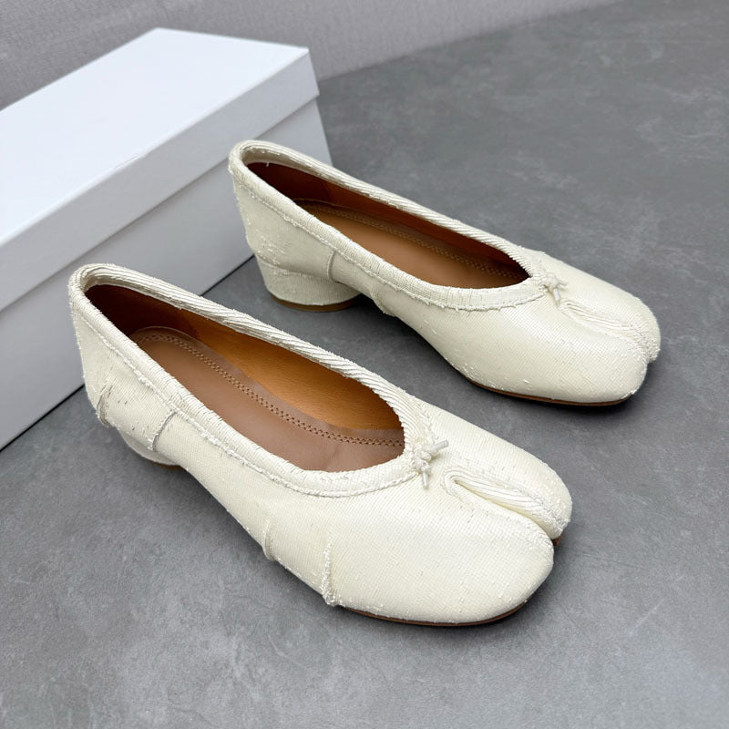 Damen Ballerinas mit schimmerndem Obermaterial und bequemer Passform EB