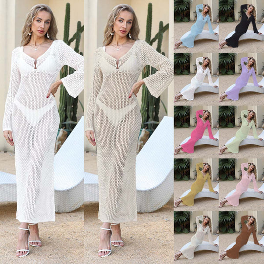 Damen Häkel-Strandkleid EB