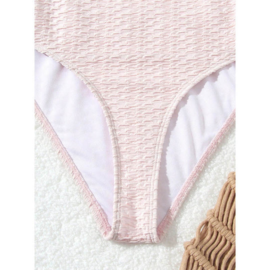 Damen Triangel-Bikini mit modischem Kettenakzent und verstellbaren Trägern EB