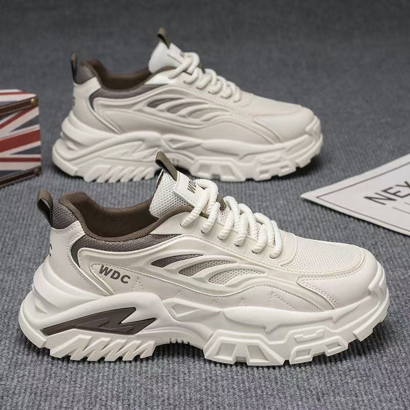 Damen Chunky Sneakers mit atmungsaktiver Mesh-Oberfläche und stoßdämpfender Sohle EB