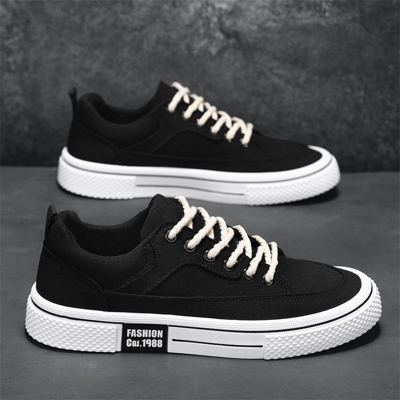 Damen Modische Sneakers mit robuster Gummisohle und atmungsaktivem Canvas-Obermaterial EB