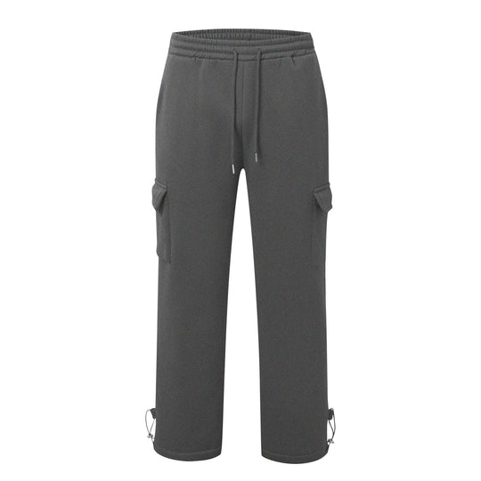 Herren Cargo-Trainingshose mit elastischem Bund und seitlichen Taschen EB