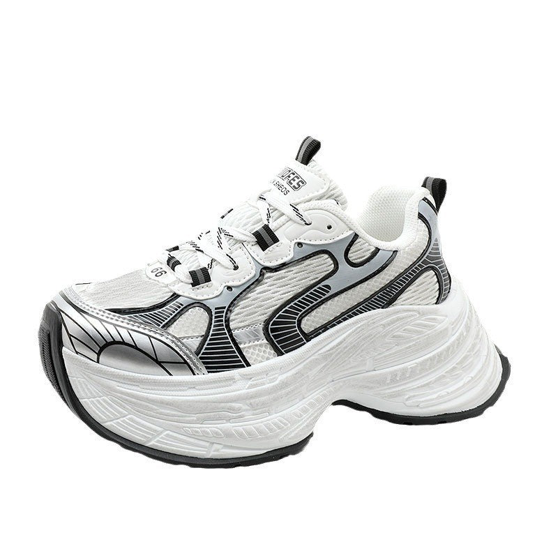Damen Chunky Sneakers mit dämpfender Laufsohle und modischem Design EB