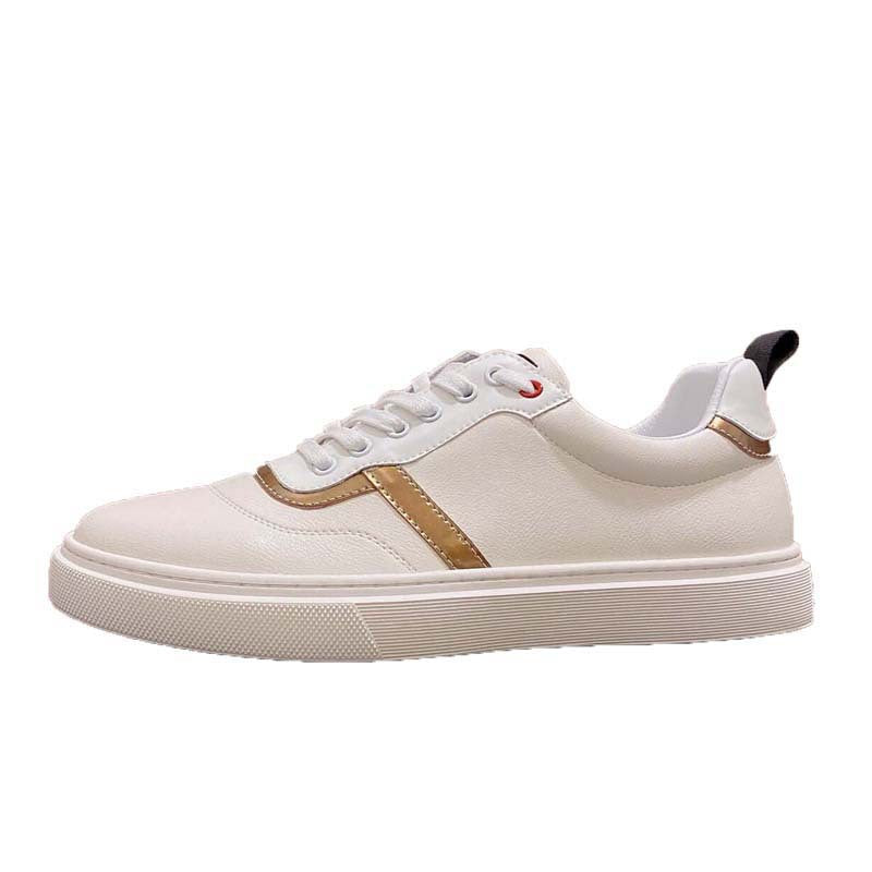 Damen Sportliche Sneaker mit modernem Design und eleganter Lederoberfläche EB