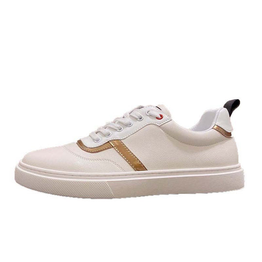 Damen Sportliche Sneaker mit modernem Design und eleganter Lederoberfläche EB