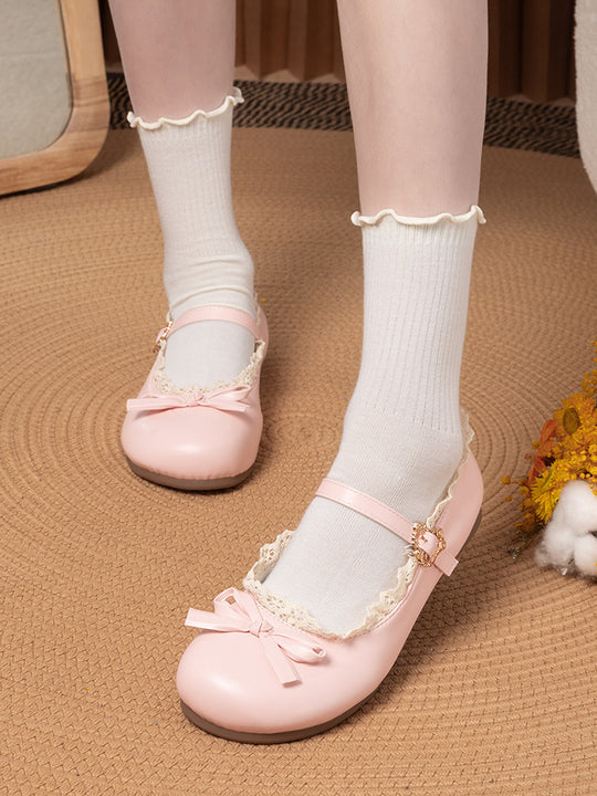 Damen Ballerina-Schuhe mit eleganter Riemchen-Detail und bequemer Sohle EB