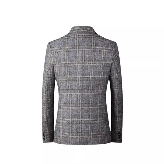 Damen elegante kariert Blazer EB