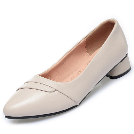 Damen Elegante Pumps mit schickem Rüschendetail und bequemem Blockabsatz EB