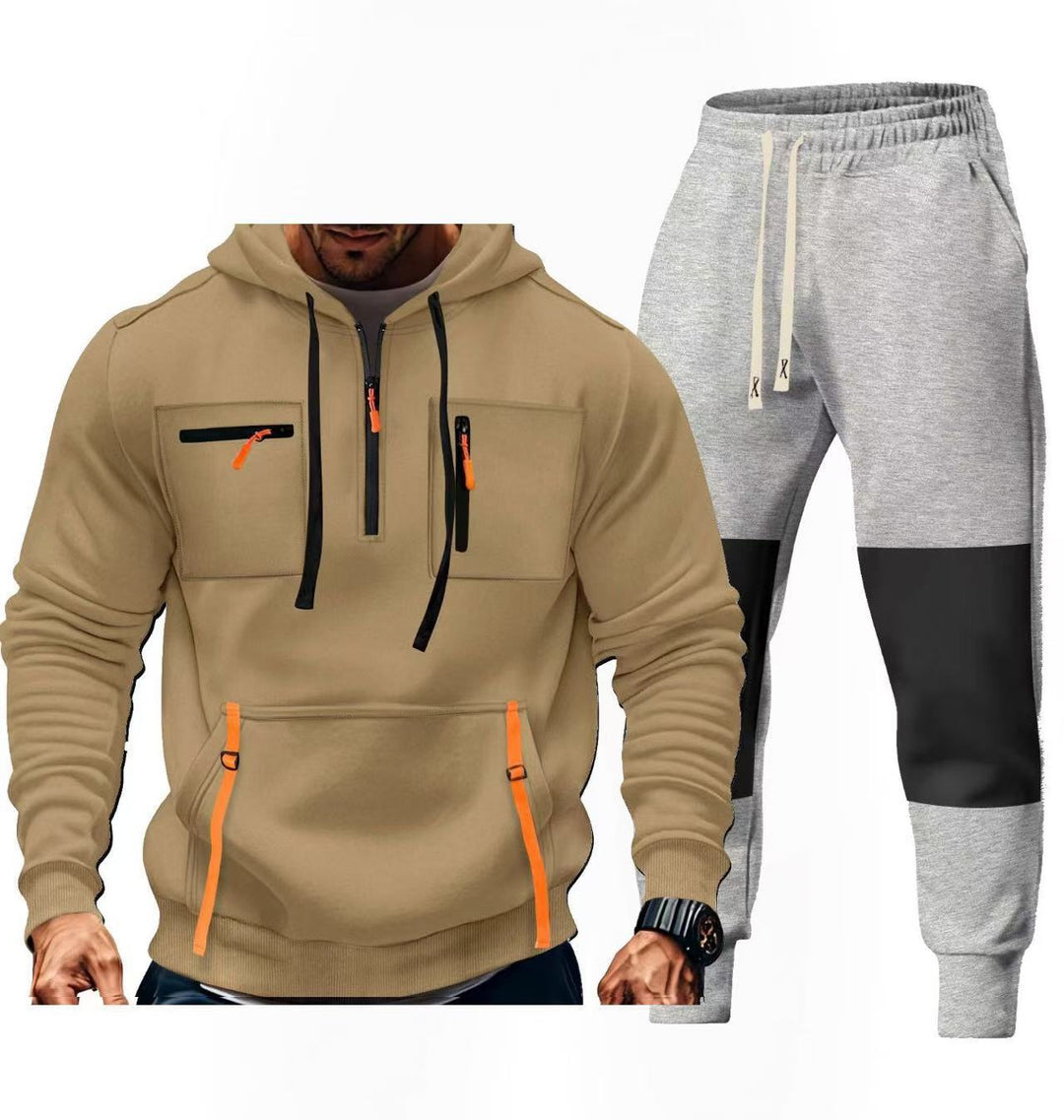 Herren Sportbekleidungsset mit funktionalen Taschen EB