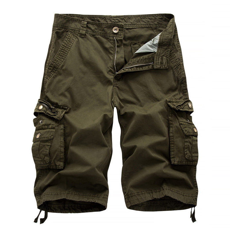 Herren Cargoshorts mit multifunktionalen Taschen und elastischem Bund EB